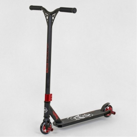 Самокат трюковый Best Scooter 94655 Пеги HIC система Черный с красным
