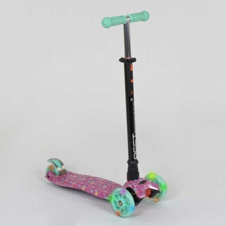 Самокат трехколесный Best Scooter Maxi А 25594 / 779-1337. Бирюзовый  
