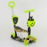 Самокат трехколесный Best Scooter 55945 "Абстракция" 5 в 1. Подсветка колес. Желтый - Абстракция