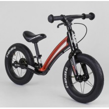 Беговел Corso Prime C7 Compass 25303 Магнієва рама Колеса 12 дюймів Ручне гальмо Чорно-червоний