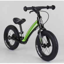 Беговел Corso Prime C7 Compass 92197 Магнієва рама Колеса 12 дюймів Ручне гальмо Чорно-зелений