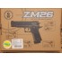 Детский пистолет CYMA ZM26 Кольт железный с пульками