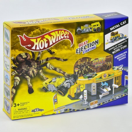 Гараж Hot Wheel HT 621 "Атака павука" два рівня 2 машинки
