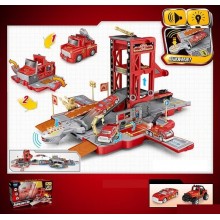Ігровий набір Гараж Toys Е 7001 / G-0110 Паркінг зі звуковими та світловими ефектами Червоний