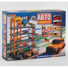 Автопаркинг A-Toys TK 9488 A-2  Автоматичний підйомник аксесуари 4 машинки 5 поверхів
