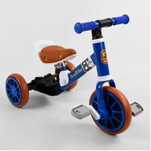 Триколісний велосипед-біговел BEST TRIKE 96021 колеса EVA Синій