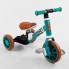 Триколісний велосипед-біговел BEST TRIKE 73543 колеса EVA Бірюзовий