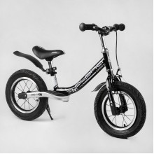 Біговел Corso 12800 серія "Alpha Sport" Ручне гальмо Надувні колеса 12" Чорний