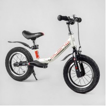 Біговел Corso 57200 серія "Alpha Sport" Ручне гальмо Надувні колеса 12" Білий