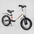 Біговел Corso 57200 серія "Alpha Sport" Ручне гальмо Надувні колеса 12" Білий