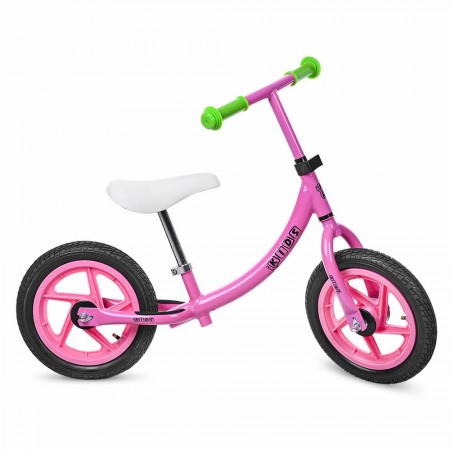 Беговел Profi Kids M 3437A-2 Колеса 12 "гумові Рожевий