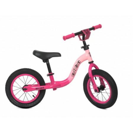 Біговел PROFI KIDS ML1201A-5 Надувні колеса 12" Рама сталь Рожевий