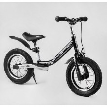 Біговел Corso Alpha Sport 12800 з ручним гальмом Надувні колеса 12" Чорний