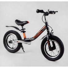 Біговел Corso Alpha Sport 64500 з ручним гальмом Надувні колеса 12" Чорно-помаранчевий