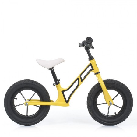 Біговел PROFI KIDS HUMG1207A-4 Велобіг магнієва рама колеса надувні 12 дюймів жовтий