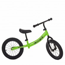 Біговел PROFI KIDS M 5467A-2 Велобіг надувні колеса 14 дюймів Зелений