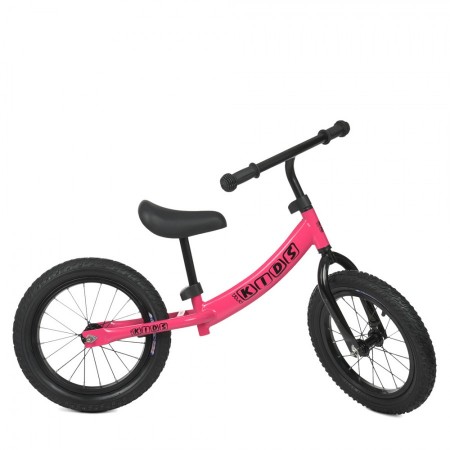 Біговел PROFI KIDS M 5467A Велобіг надувні колеса 14 дюймів Рожевий