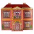 Будиночок для ляльок A-Toys 6983 Меблі Два поверхи 6 кімнат для ляльок до 29 см