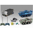 Ігровий набір Танковий бій HB Toys 333-ZJ11 на радтоуправленіі Поворотна вежа (світло, звук) 