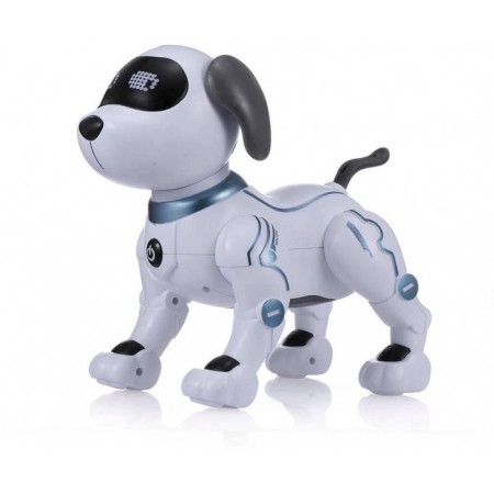 Собака робот на р/у Smart Robot Dog - ZYA-A2875 Интерактивная игрушка Бело-Черный