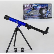 Телескоп детский BBMTOYS C 9866 настольный 3 степени увеличения Синий