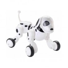 Собака робот на радиоуправлении Smart-Dog 6013-3 Интерактивная игрушка Белый с черным