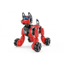 Собака робот на радиоуправлении SYRCAR STUNT DOG 666-800A Интерактивная игрушка Красный