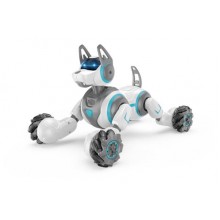 Собака робот на радиоуправлении SYRCAR STUNT DOG 666-800A Интерактивная игрушка Белый