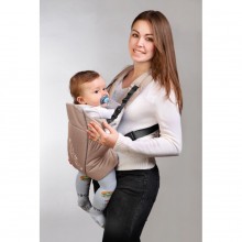 Рюкзак-кенгуру Baby Breeze 0308 с жесткой спинкой 3-18 месяцев Капучино