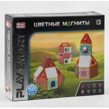 Магнітний конструктор Play Smart 2471 Будиночок 50 деталей