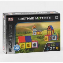 Магнітний конструктор Play Smart 2473 Будиночок 28 деталей