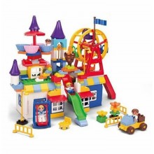 Конструктор Toys 8388А Парк розваг з атракціонами та гойдалками 188 деталей