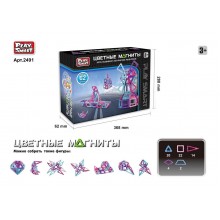 Магнітний конструктор Play Smart 2491 деталей 62