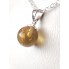 Кулон Куля MINOV 1931 з янтарю на ланцюжку
