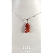 Кулон MINOV 2016 з бурштину на ланцюжку
