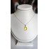 Кулон з бурштину MINOV 2312 на ланцюжку під срібло 925