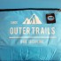 Надувний матрац - Ламзак Outer Trails для пляжу з кишенею 230х90 см Салатовий з Блакитним