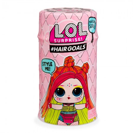 Кукла лол большая. Игровой набор с куклой L.O.L. Surprise S5 W2. Модное перевоплощение в дисплее серии "Hairgoals". 15 сюрпризов. (963807-R)