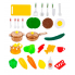 Игровой набор  Tso Zhi Toys 758A детская кухня Happy Little Chef  Светозвуковые эффекты Красный