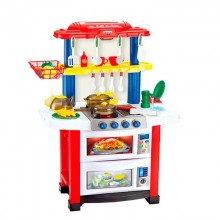 Игровой набор  Tso Zhi Toys 758A детская кухня Happy Little Chef  Светозвуковые эффекты Красный