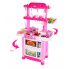 Игровой набор  Tso Zhi Toys 768В детская кухня Happy Little Chef  Светозвуковые эффекты Розовый