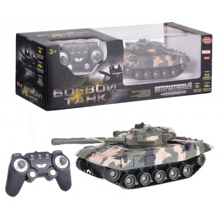 Танк на радиоуправлении Play Smart 9807 «Боевой танк»  Зеленый
