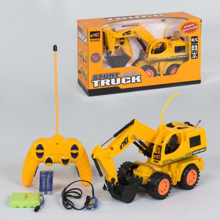 Машина на радиоуправлении 678 Toys 8058 E Экскаватор Желтый