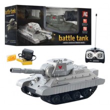 Дитячий танк A-Toys 3886 A на радіокеруванні стріляє кульками Сірий