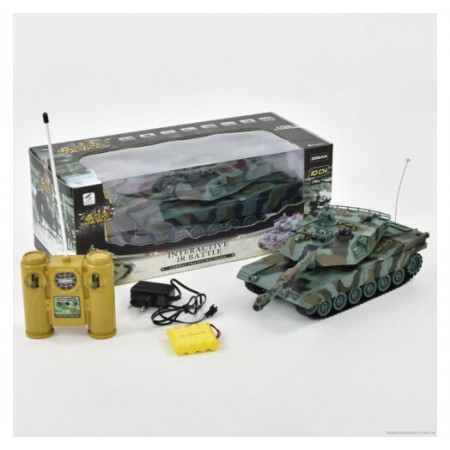 Дитячий танк A-Toys 99803-4 на радіокеруванні світлові і звукові ефекти Сірий