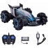Дріфтовая гоночна машинка QILEJUN Z 109 S на радіоуправлінні Пором на вихлопі Звукові і світлові ефекти Чорний
