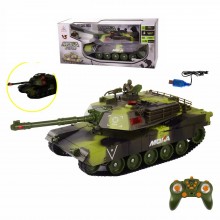 Дитячий танк A-Toys 2033 на радіокеруванні світлові і звукові ефекти Хакі