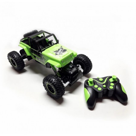 Радіокерована машина Джип Rock Crawler 0136 повний привід (два двигуна) Зелений