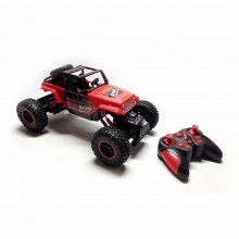 Радіокерована машина Джип Rock Crawler 0136 повний привід (два двигуна) Червоний