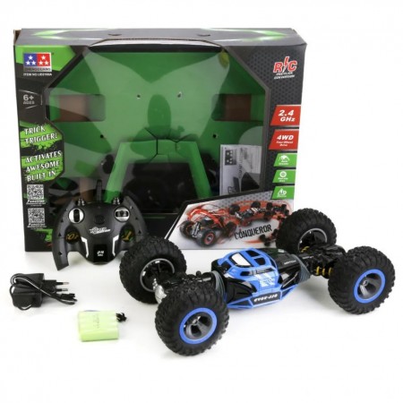 Машинка перевертня ZHENGGUANG UD2169 Rock Crawler LEOPARD KING Синій
